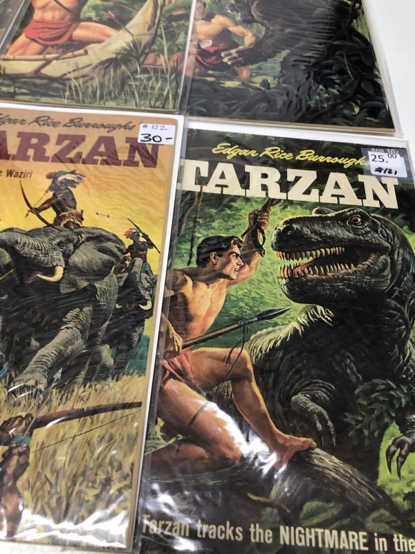 Tarzan (1960) Set Issues # 116-124+128 Silver Age • Dell • Edgar Rice Burroughs