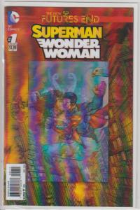 SUPERMAN & WONDER WOMAN LOT OF 2 3D DC COMIC ONE SHOT BOOKS NEW NM BAG & BOARD