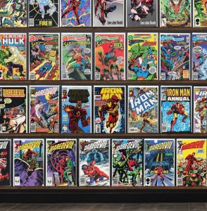 Huge Lot 130+ Comics with Dc Comics Presents, Daredevil, Superman & More!