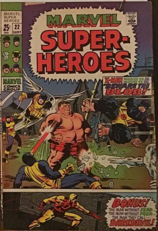 MARVEL TALES #10, MARVEL SUPERHEROES #22 & #29.3 BOOK LOT 1967-1969