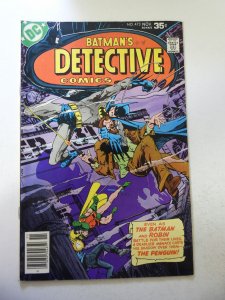 Detective Comics #473 (1977) FN Condition ink on fc