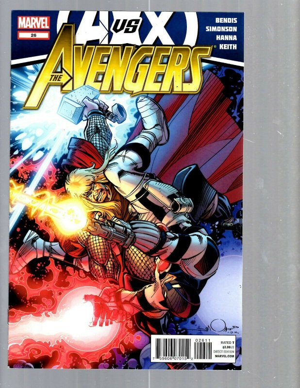 12 Marvel Comics The Avengers #1 16 21 22 23 24 24.1 25 26 27 28 29 J448