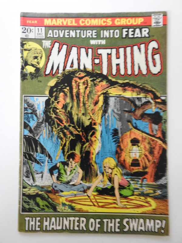 Adventure into Fear #11 (1972) Featuring The Man-Thing! Beautiful Fine- Cond!