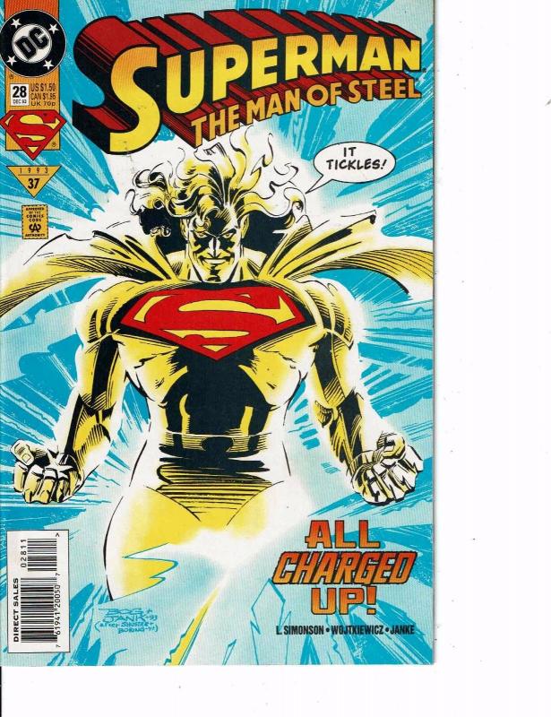 Lot Of 2 Comic Books DC Superman Man of Steel #28 and #30  ON8