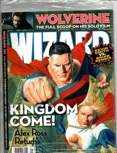Wizard Magazine #191 -Alex Ross- Superman - Powergirl - polybag open - 2007 - NM 