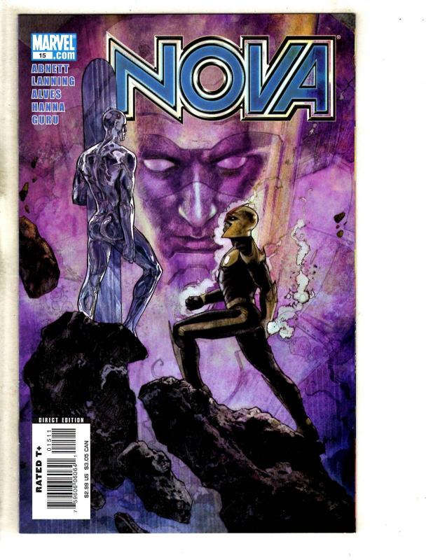 Lot Of 6 Nova Marvel Comic Books 15 16 17 18 19 20 Avengers Thanos Guardians JC1