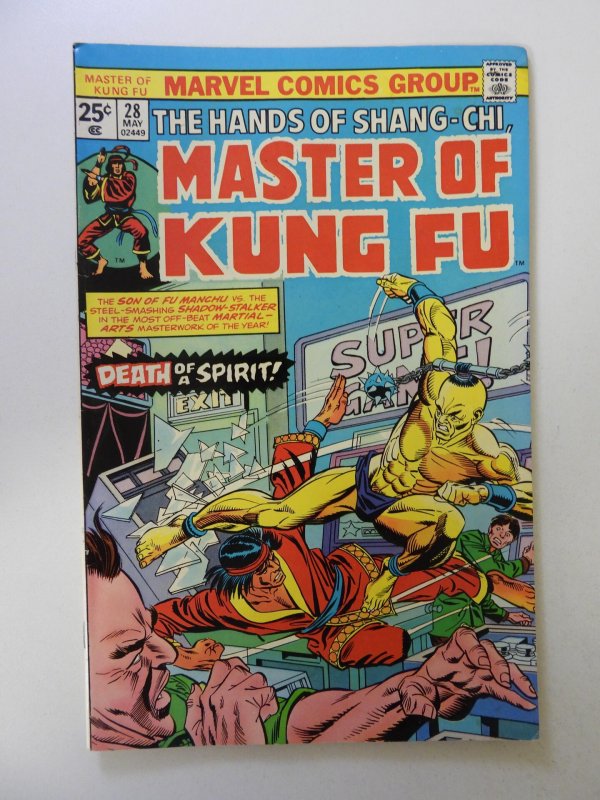 Master of Kung Fu #28 (1975) FN/VF condition
