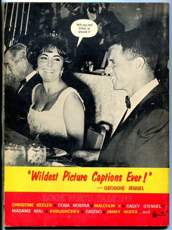 Look Who's Talking Magazine 1964- Joe Simon humor JFK Sinatra