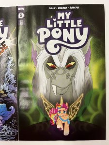 MY LITTLE PONY #5 CVR A + 1:10 FORSTNER SET 2022 IDW NM IN-HAND PROSHIPPER