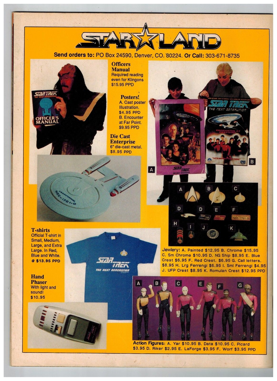 Superstar Facts & Pix #28 UNREAD FREE S&H 1993 History of Star Trek Magazine 