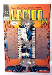 L.E.G.I.O.N. #34 (1991) DC Comics Vril Dox Lobo 1st Print Comic Book