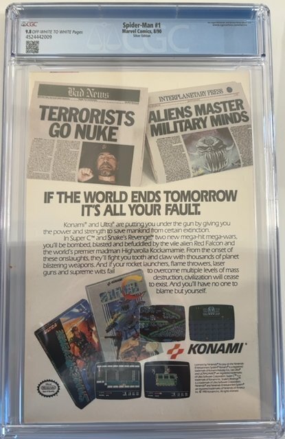 Spider-Man #1 Direct - Silver Edition (1990)