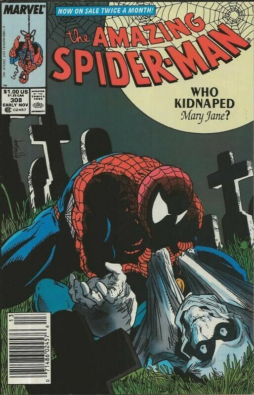 Spiderman Web of Spider-man #39 Retribution Great Gift Idea VF-NM Unread  1988 Marvel Comics Vintage Comic Book