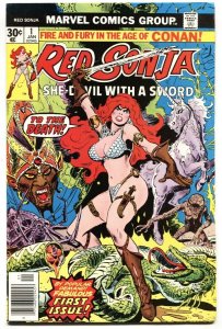 RED SONJA #1 1977-MARVEL-1st ISSUE VF+