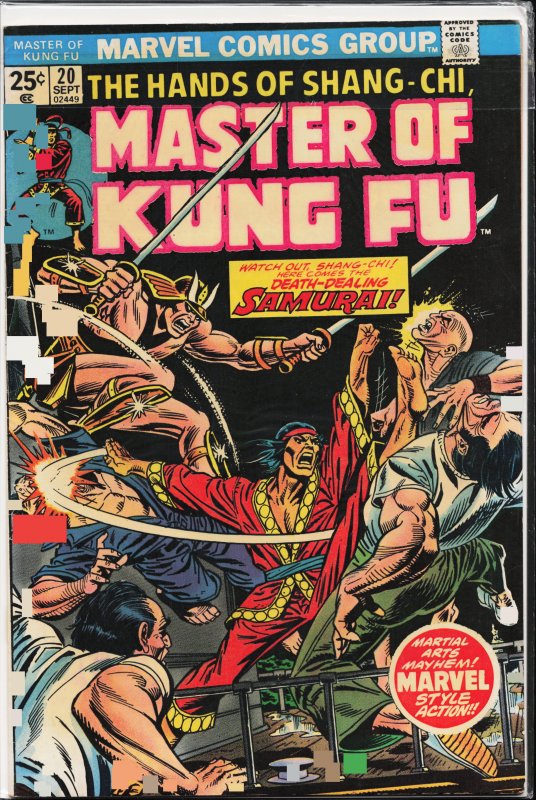 Master of Kung Fu #20 (1974) Master of Kung Fu / Shang-Chi