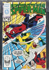 The Spectacular Spider-Man #86 (1984) Spider-Man