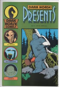 DARK HORSE PRESENTS #10, VF, Concrete, Chadwick,1986 1987, 1st Mask Masque