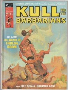 Kull And the Barbarians #2 (May 1975, Marvel), VG (4.0), Red Sonja stars