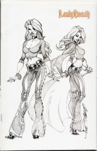 Lady Death: The Gauntlet #2 Sketch Cover (2002) Lady Death