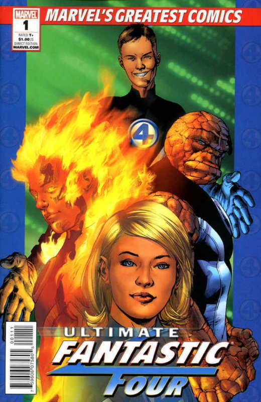 Ultimate Fantastic Four #1 (2nd) FN; Marvel | Marvel's Greatest Comics reprint - 