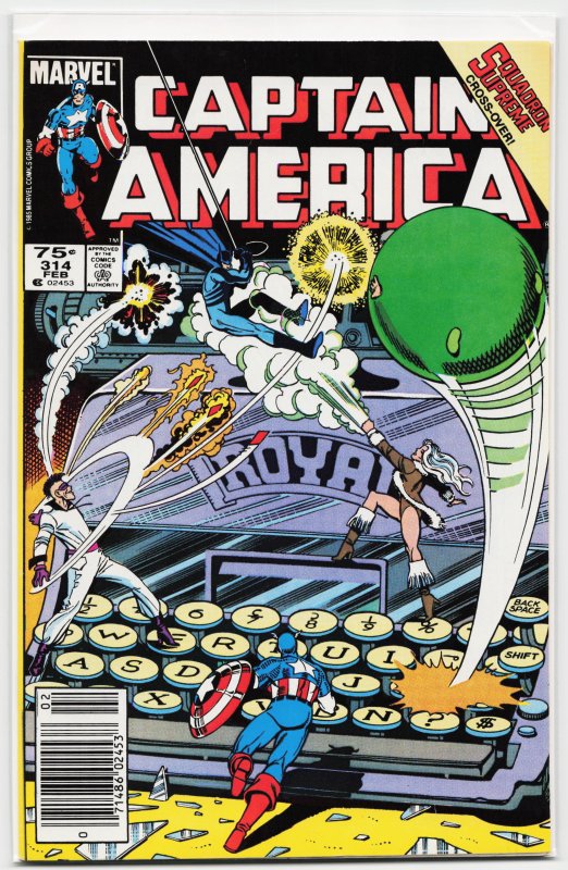 Captain America #314 (1986) Captain America