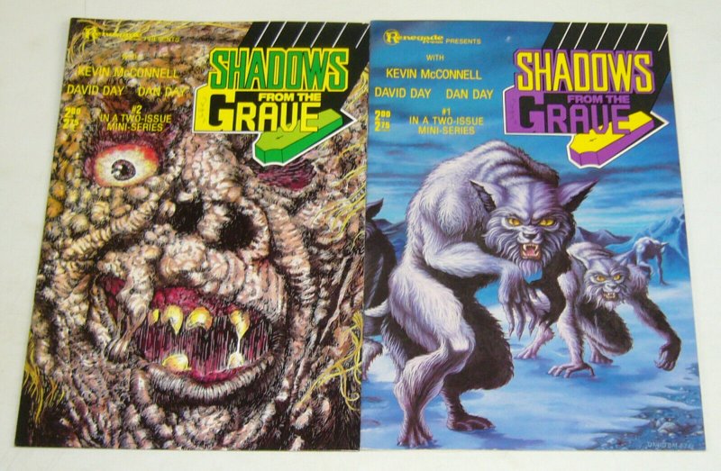 Shadows From The Grave #1-2 VF/NM complete series - david day - renegade horror