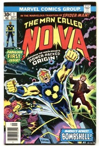 NOVA #1-MARVEL BRONZE KEY-1976-1st issue comic book