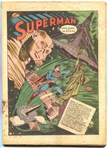 Action Comics #56 1943- SUPERMAN- Congo Bill- Zatara- coverless