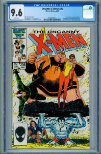 X-MEN #206 CGC 9.6 1986-MARVEL-comic book 4330293013