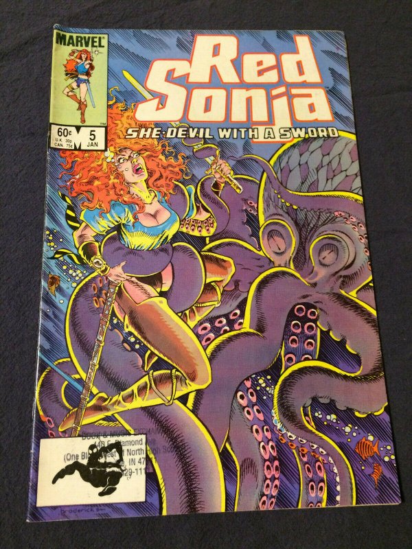 Red Sonja #5 Marvel Comics VFN (1985)