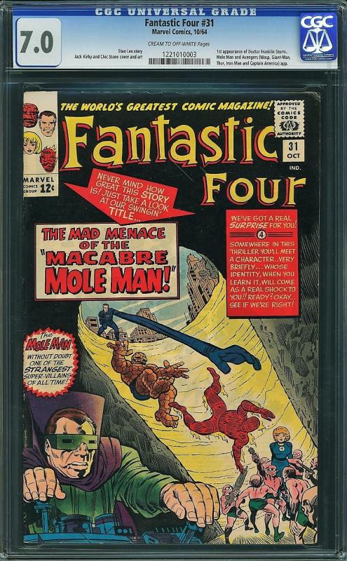 Fantastic Four #31 (Marvel, 1964) CGC 7.0