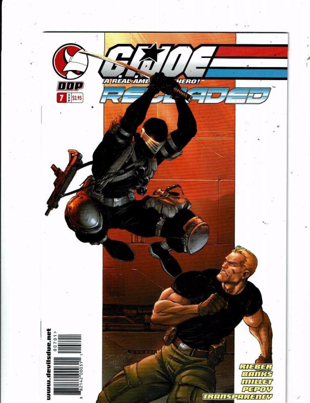 Lot of 5 GI Joe Reloaded DDP Comic Books #6 7 8 9 10 BF2