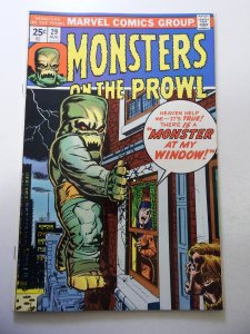 Monsters on the Prowl #29 (1974) FN Condition