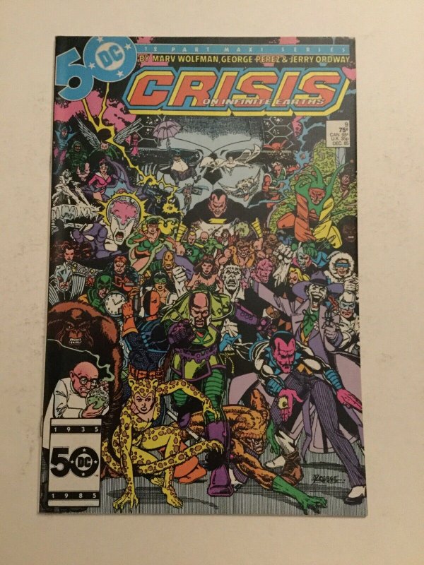 Crisis On Infinite Earths 9 Vf Very Fine 8.0 Dc