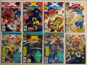 X-Factor lot #21-90 43 diff avg 8.0 (1987-93)
