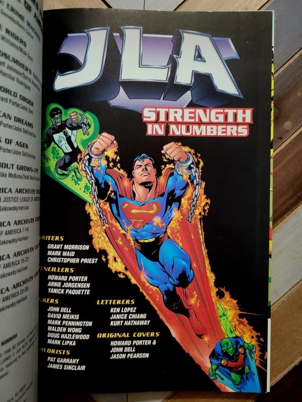 JLA Justice League America Strength In Numbers TPB Vol. 4 DC (Softcover 1998)