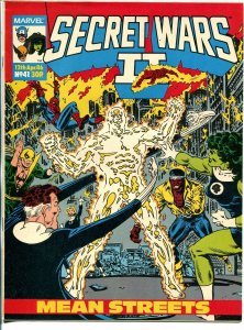 Secret Wars II #41 1986-Marvel-She-Hulk-Luke Cage-Spider-man-FN