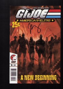 G.I. Joe Comic Book #0 - SIGNED BY JOE CASEY! (8.0) 2005