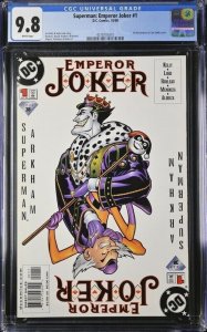 SUPERMAN EMPEROR JOKER #1 CGC 9.8 ED MCGUINNESS CAM SMITH COVER