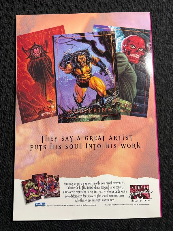 1992 WIZARD Comics Magazine #14 FN+ 6.5 Neal Adams / X-Men Poster NO INSERTS