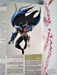 Knightfall 19 BATMAN #500 Joe Quesada Die-Cut Double Foil Cover (DC, 1993)! 