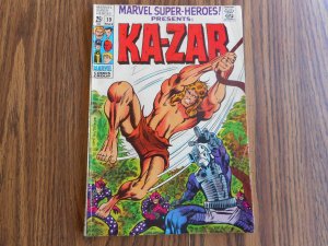 MARVEL SUPER-HEROES # 19 KA-ZAR WOW!!!