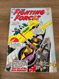 Our Fighting Forces # 81 VG DC Comic Book Gunner & Sarge 10 J371