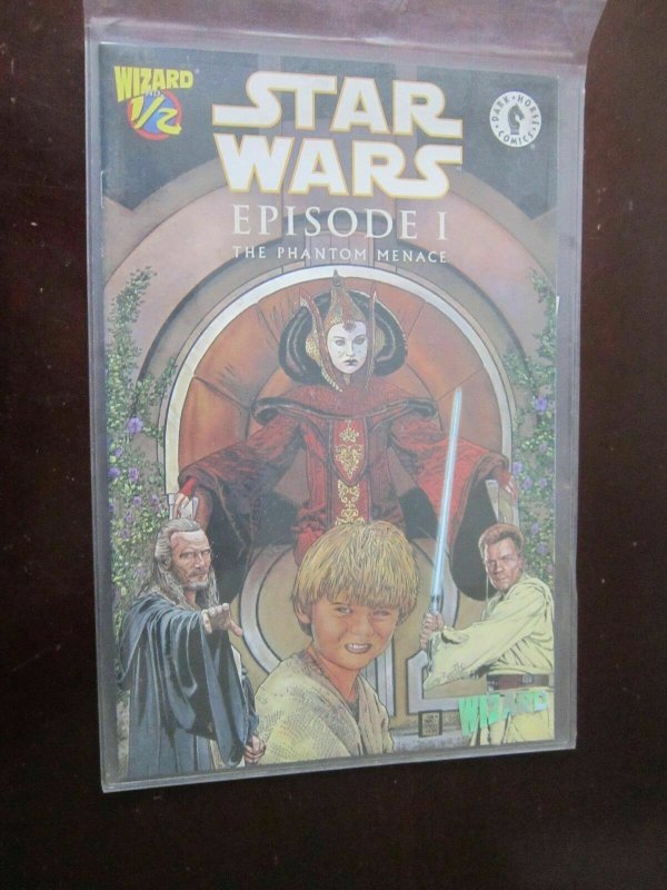 Star Wars Episode 1 Phantom Menace (1999) Wizard 1/2 #1A - 8.0 VF - 1999