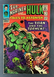 Tales To Astonish (1959) #79 VG/FN (5.0) Classic Hulk Hercules Battle Cover