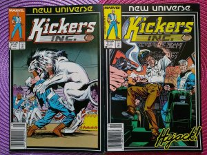 Kickers Inc. Mark Jewelers nine issue Lot #3, 5-12MJ (1987) New Universe Marvel