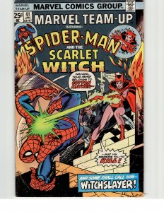 Marvel Team-Up #41 British Variant (1976) Scarlet Witch