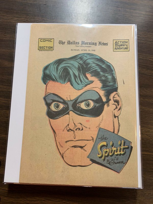 The Spirit Comic Book Section Newspaper Very Fine Or Better 1942 April 19