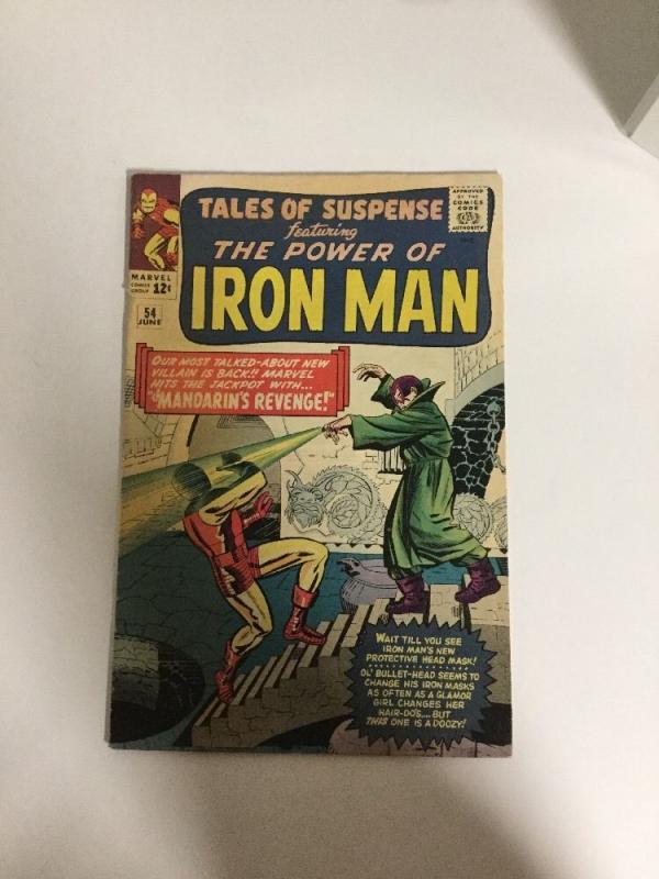 Tales Of Suspense 54 Fn+ Fine+ 6.5 Iron Man