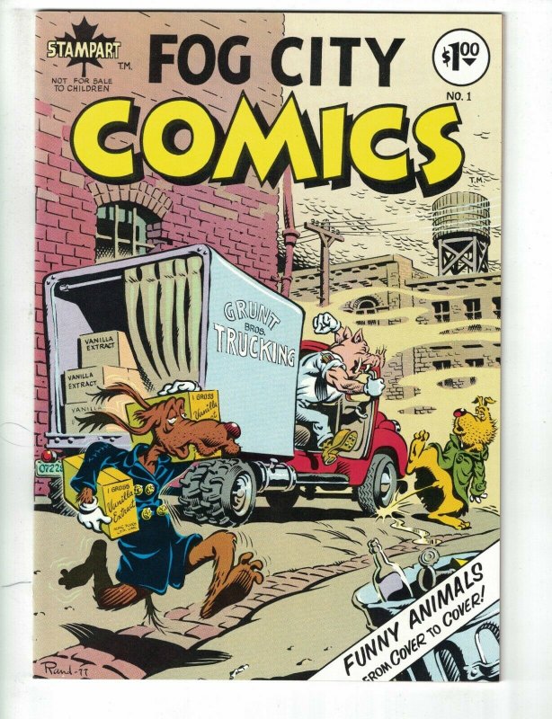 Fog City Comics #1 VF (1st) metzger RAND HOLMES underground funny animals